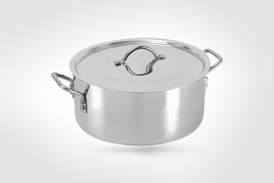 Aluminum Brazier Pot Med Weight (4mm)
